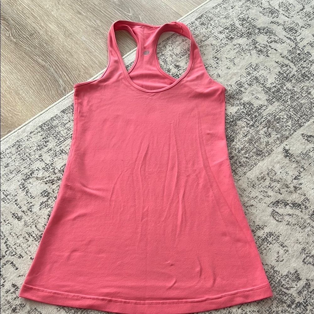 Lululemon Size 8 Pink Racerback Tank Top